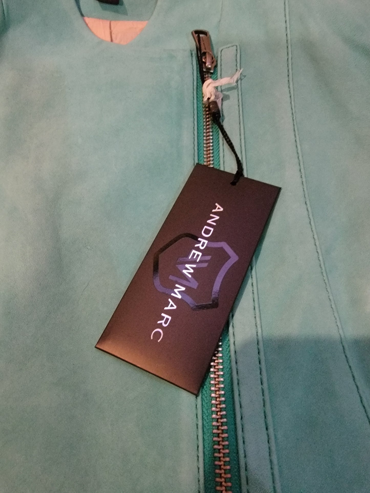 ANDREW MARC - Slim Fit Leather Jacket