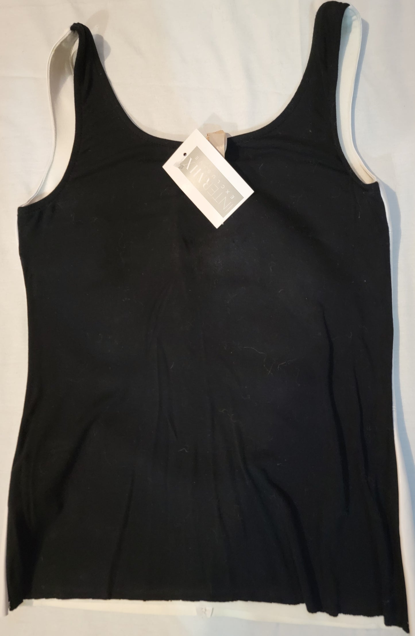 INTERMIX EXCLUSIVE - White Faux Leather Tank Top