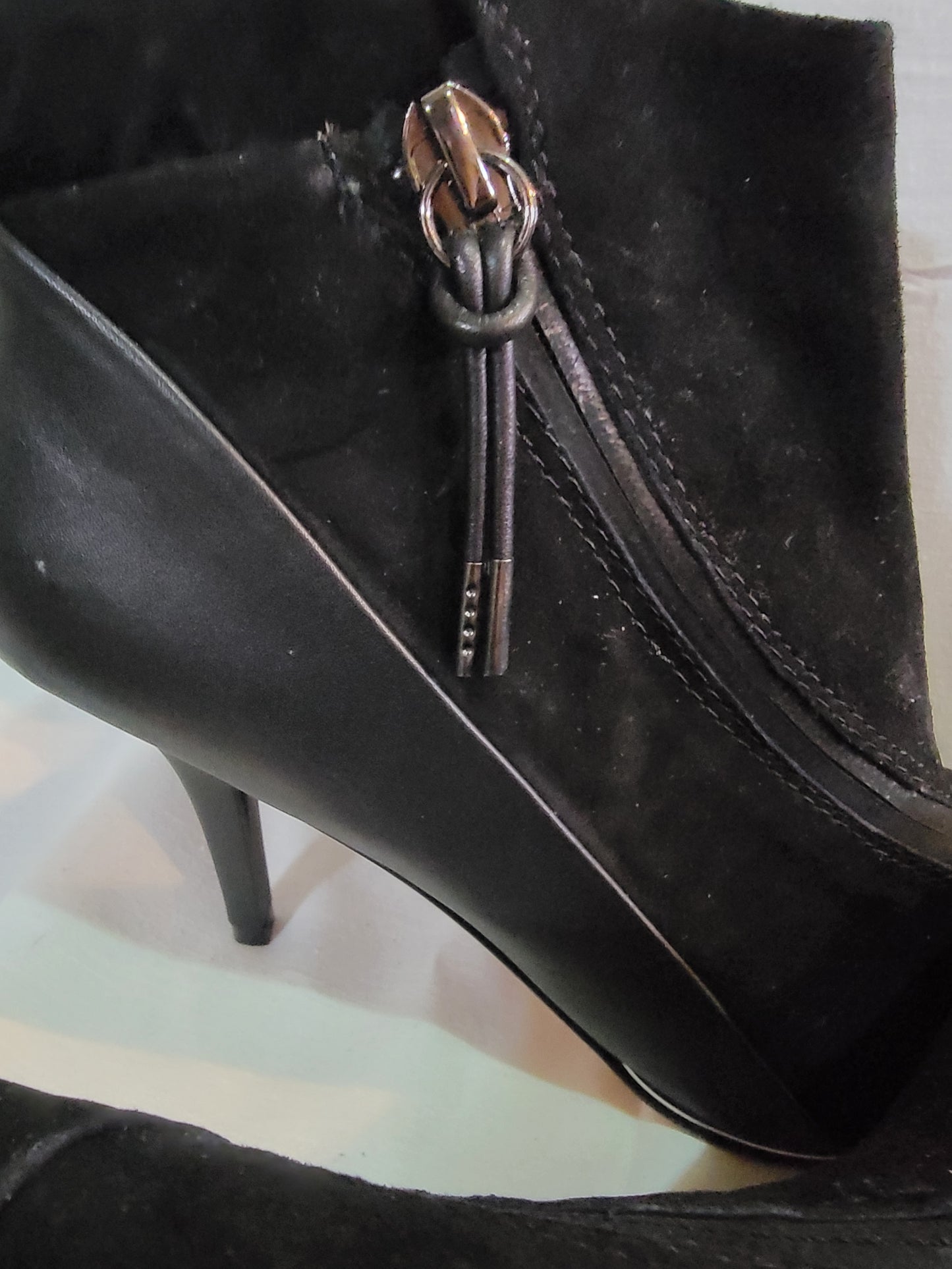 L.A.M.B. - Levi Suede and Leather Boots