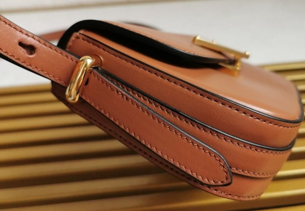 PRADA - Pattina Leather Crossbody