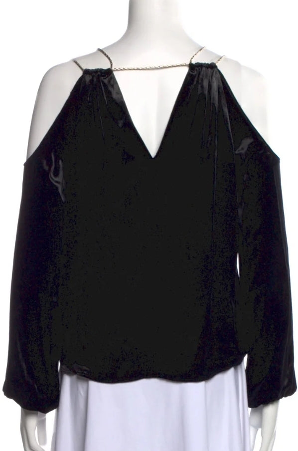RAMY BROOK - Printed V-Neck Blouse