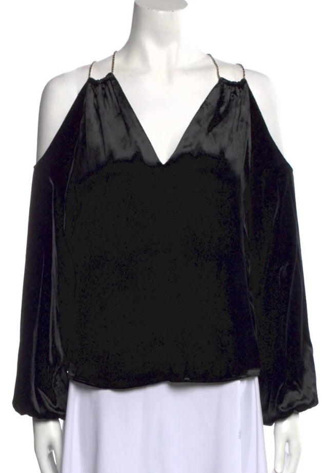 RAMY BROOK - Printed V-Neck Blouse