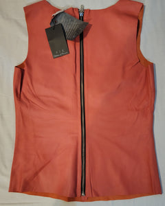 PJK PATTERSON J. KINCAID - Vena Lamb Leather Shell Tank