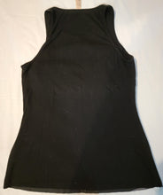 Load image into Gallery viewer, INTERMIX EXCLUSIVE - Black Faux Leather Tank Top