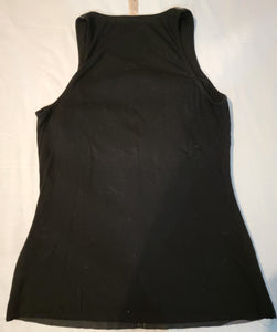 INTERMIX EXCLUSIVE - Black Faux Leather Tank Top