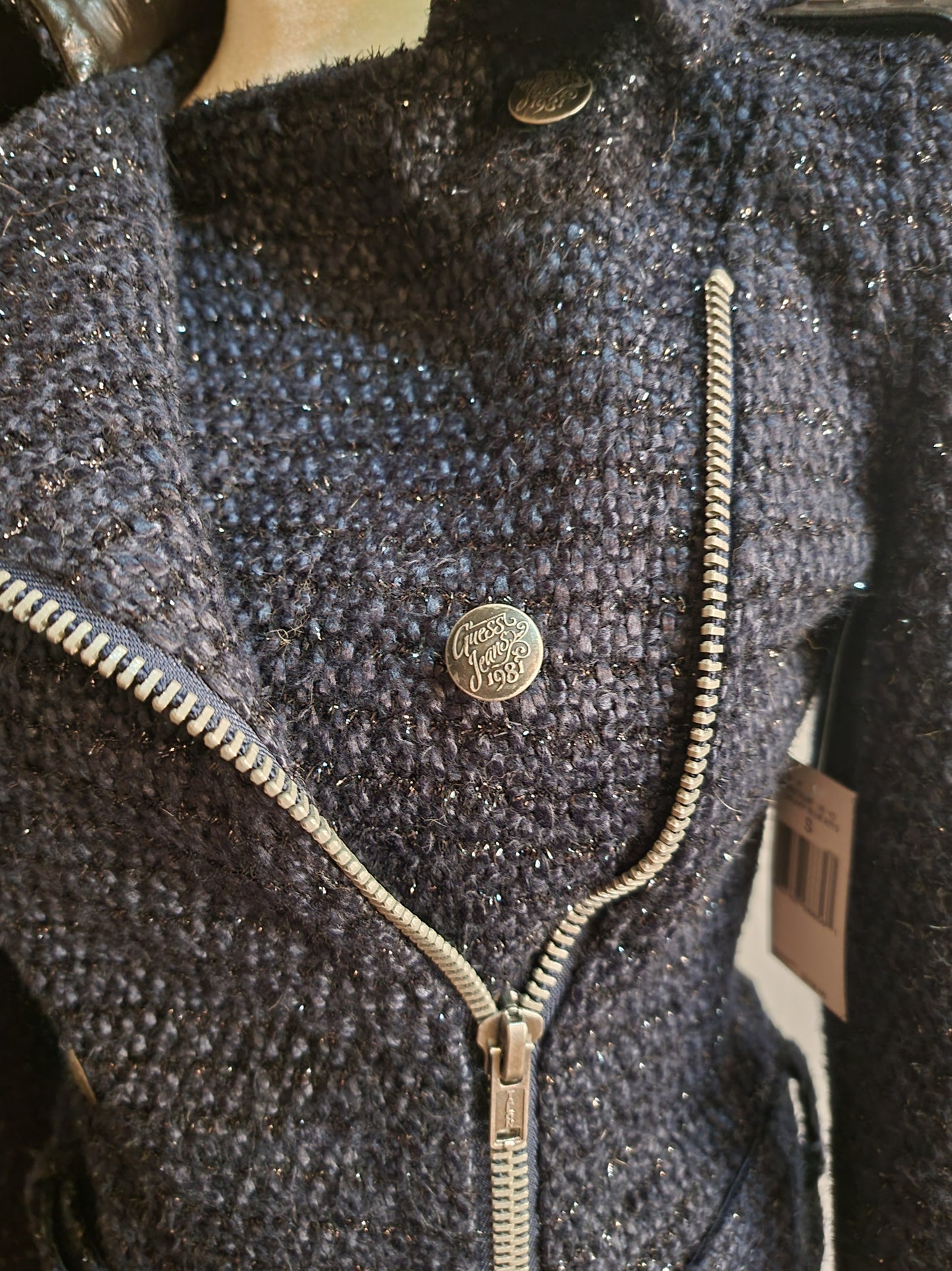 GUESS - Tweed Moto Jacket
