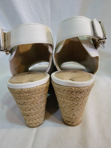 VIA SPIGA - White Espadrilles Wedge Sandals