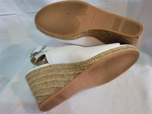 Load image into Gallery viewer, VIA SPIGA - White Espadrilles Wedge Sandals