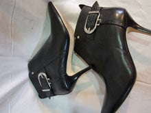 Load image into Gallery viewer, MARC FISHER - Black Boots with Buckle