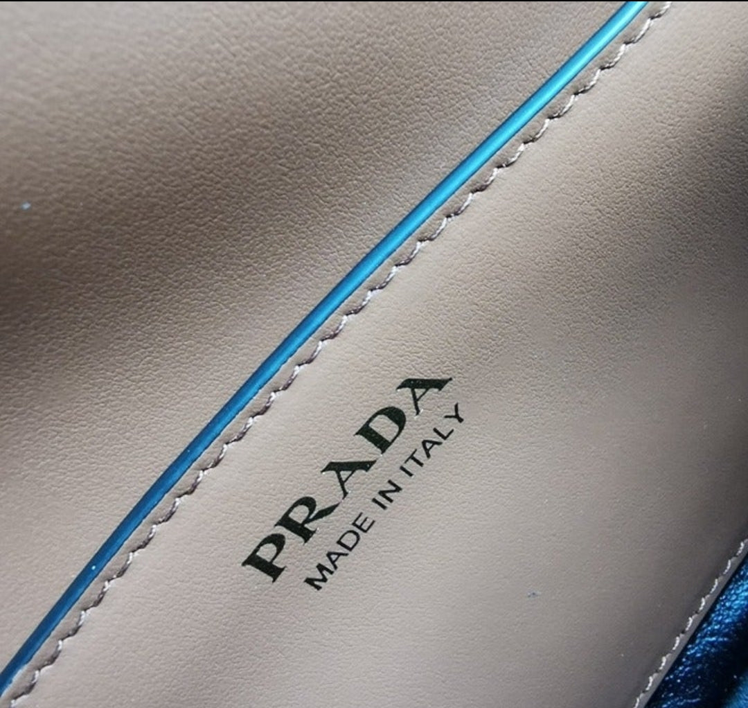 PRADA - Pattina Leather Crossbody