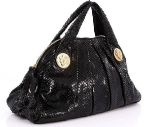 GUCCI - Hysteria Convertible Top Handle Python Bag